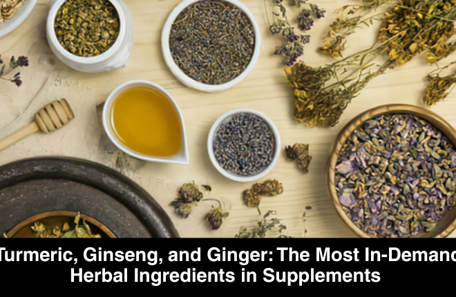 The Rise of Turmeric, Ginseng, and Ginger in Modern Supplements